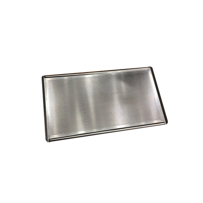 RK Bakeware China Foodservice NSF SWT406 &amp; SWT455 Australië Flat Aluminium Perforated Tray Swage Edge