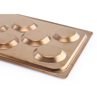Rk Bakeware China-Gn1/1 530X325 Nonstick aluminium bakplaat voor eieren