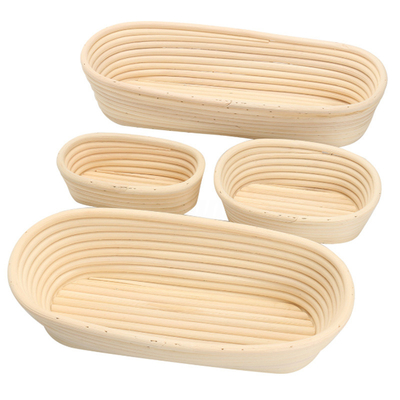RK Bakeware China Foodservice NSF Ronde handgemaakte natuurlijke rottangroefmand