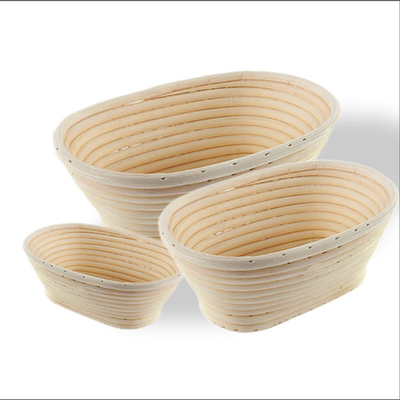 RK Bakeware China Foodservice NSF Ronde handgemaakte natuurlijke rottangroefmand
