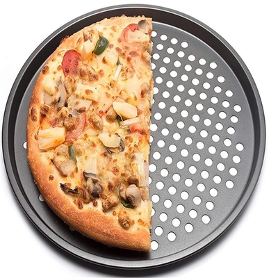 Rk Bakeware China Manufacturer-Nonstick Aluminium Pizza Disk met Rim