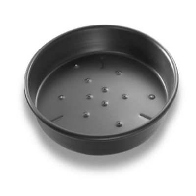 RK Bakeware China Foodservice NSF 10 Inch Hard Coat Aluminium Ronde Diepe Schotel Pizza Pan Stapelbaar