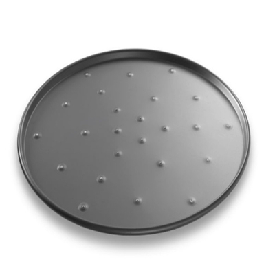 RK Bakeware China Foodservice NSF 10 Inch Hard Coat Aluminium Ronde Diepe Schotel Pizza Pan Stapelbaar