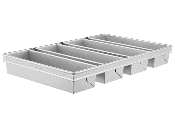 RK Bakeware China-Chicago Metallic 4 Strap Glazed Aluminized Pullman broodpan Brood broodpan 13 &quot;x 4&quot; x 4&quot;