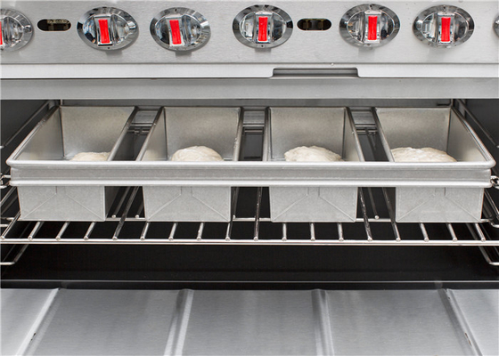RK Bakeware China-Chicago Metallic 4 Strap Glazed Aluminized Pullman broodpan Brood broodpan 13 &quot;x 4&quot; x 4&quot;
