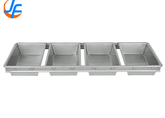 RK Bakeware Foodservice NSF Commercial 4 riemen Aluminium brood pannen geglazuurd