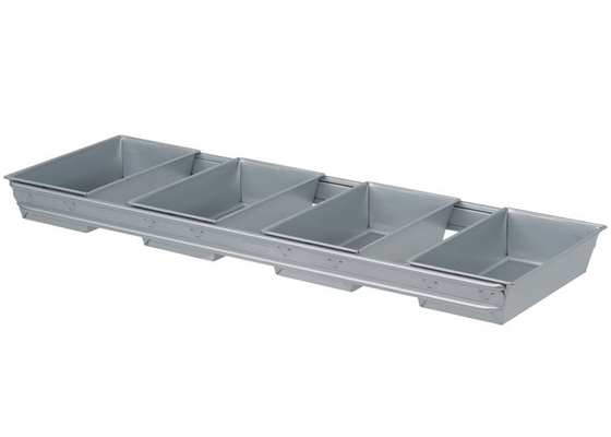 RK Bakeware China Foodservice NSF 6 Strap Glazuur Aluminium Brood Pan Aluminisated Steel Brood Pan