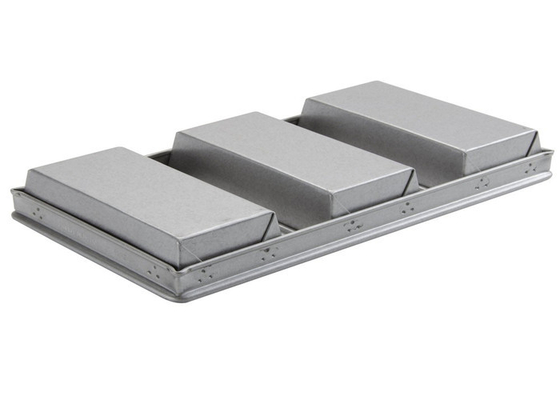 RK Bakeware China Foodservice NSF 3 Strap 800g Glazuur Aluminium Pullman Broodpan Pan