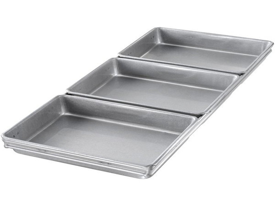 RK Bakeware China Foodservice NSF 3 Strap 800g Glazuur Aluminium Pullman Broodpan Pan