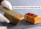RK Bakeware China Foodservice NSF Glaze Pullman Broodpan Met Deksel Aluminium Brood Toast Bakpan