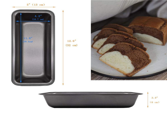 RK Bakeware China Foodservice NSF Pullman Bread Pan, Long Bread Tin Nonstick Bread Baking Pan