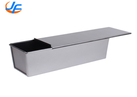 RK Bakeware China Foodservice NSF Aluminium Pullman Pan Custom Nonstick Pullman Bread Loaf Pan Met Drop On Lid