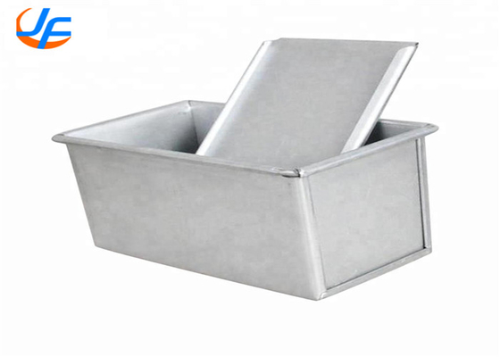 RK Bakeware China Foodservice NSF 450g Aluminium Pullman Loaf Pan / Pain De Mie Pan Single Pullman Loaf Pan Met Deksel