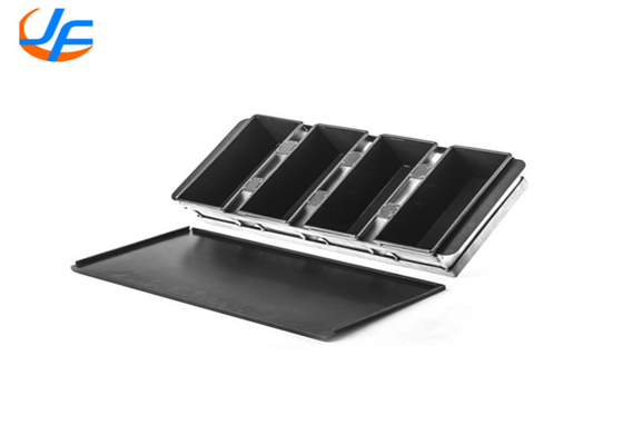 RK Bakeware China Foodservice NSF Drop On Bread Pan Deksel Aluminium Pullman Pan, Non Stick Toast Bread Baking Pan