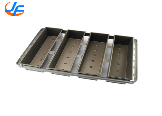 RK Bakeware China Foodservice NSF Drop On Bread Pan Deksel Aluminium Pullman Pan, Non Stick Toast Bread Baking Pan
