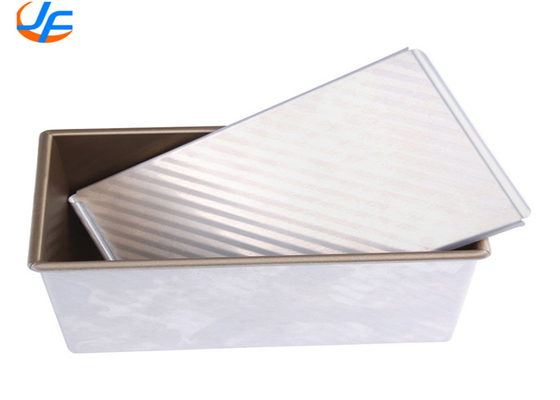 RK Bakeware China Foodservice NSF 400 gram Aluminium Broodpanen, Nonstick Grote capaciteit Pullman Broodpan