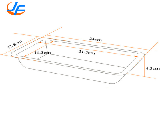 RK Bakeware China Foodservice NSF Telfon Nonstick Commercial Pullman Broodpan Toastbrood Bakplaat Broodblik