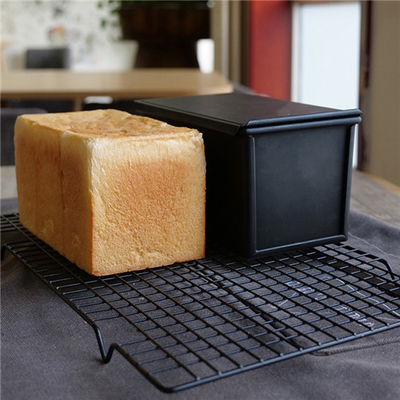 RK Bakeware China-Dubbele zijden niet-stick bedekte Pullman Loaf Pan/Toast Bread Mould/Pullman Loaf Pan met deksel