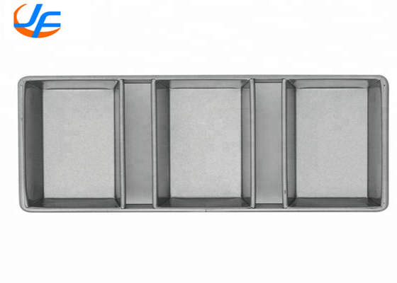 RK Bakeware China- 4 banden Niet-stick aluminium broodpanen/ aluminiumiseerde broodpan