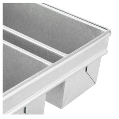 Rk Bakeware Manufacturer China-Nonstick 4 Strips Rye Bread Pan Form