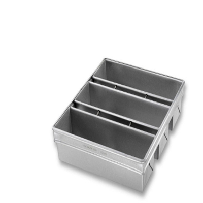 Rk Bakeware China-Chicago Metallic Industrial 4 banden Silicium geglazuurd Nonstick Pullman Broodvorm