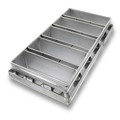 Rk Bakeware China-Chicago Metallic Industrial 4 banden Silicium geglazuurd Nonstick Pullman Broodvorm