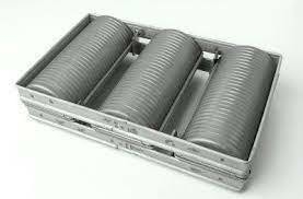 RK Bakeware China Foodservice NSF Telfon Nonstick Custom 5 rijen Baguette Brood Pan Bakpan