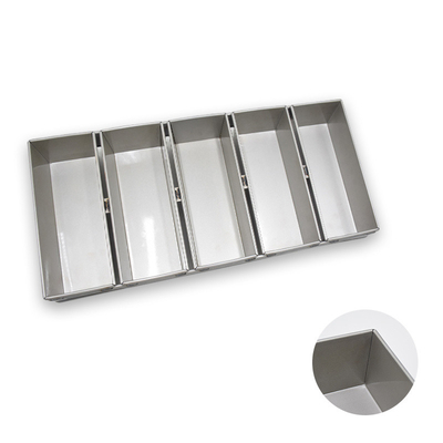 Rk Bakeware China-Chicago Metalen Silicone Gelast 5 Riemen Brood Vormen Open Top