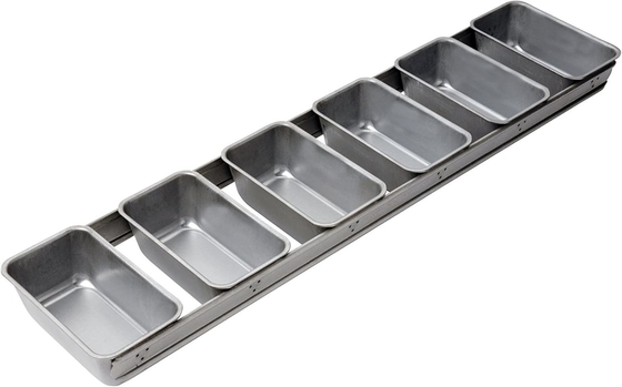 Rk Bakeware China-Foodservice 904935 Commerciële Bakeware 12,25 inch X 4,5 inch 3 Strip Bread Pan
