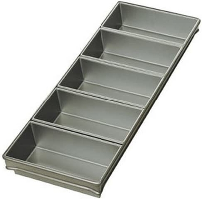 Rk Bakeware China-Foodservice 904935 Commerciële Bakeware 12,25 inch X 4,5 inch 3 Strip Bread Pan