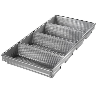 Rk Bakeware China-Foodservice 44405 Gelaste 3 riemen Aluminisated Steel Hearth Bread Pan