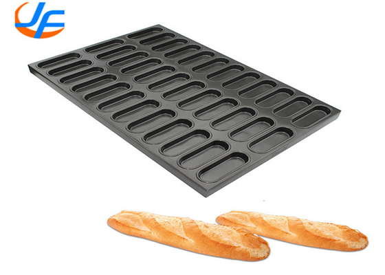 RK Bakeware China Foodservice 400*600 Commerciële Nonstick Vierkante Ovale Muffin Baking Tray