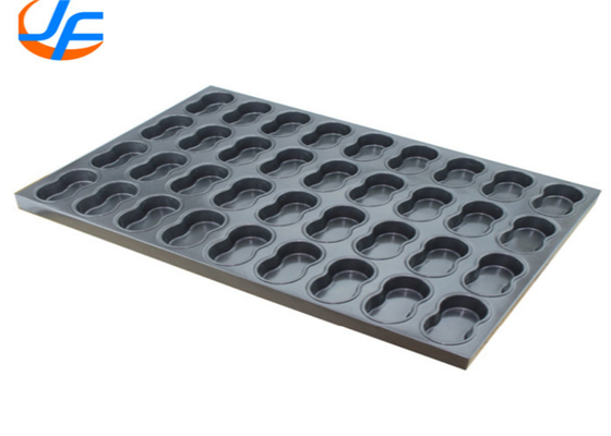 RK Bakeware China Foodservice 400*600 Commerciële Nonstick Vierkante Ovale Muffin Baking Tray