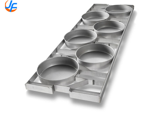 RK Bakeware China-American Pan Auto Bake Serpentine Line 8 Donut Cake Tray Voor industriële bakkerijen