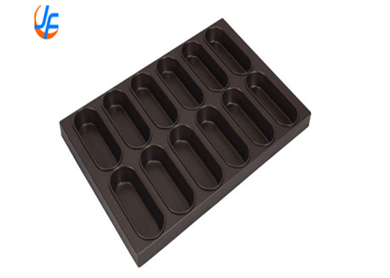 RK Bakeware China- Ovale vorm Cupcake Muffin Tray Voor industriële cake fabriek