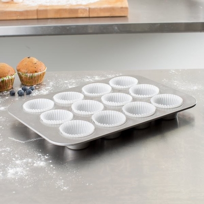 RK Bakeware China-12 Cup 3 Oz Nonstick Muffin Pan Fda Commerciële Aluminium Bakplaten