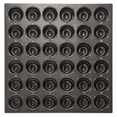 Rk Bakeware China-commerciële anti-aanbak donut cake bakplaat