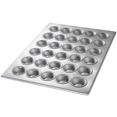 Rk Bakeware China-42754 12 Cup Gelast Aluminiumstaal Mini Crown Muffin Pan/ Cruffin Pan/ Cruffin Tray