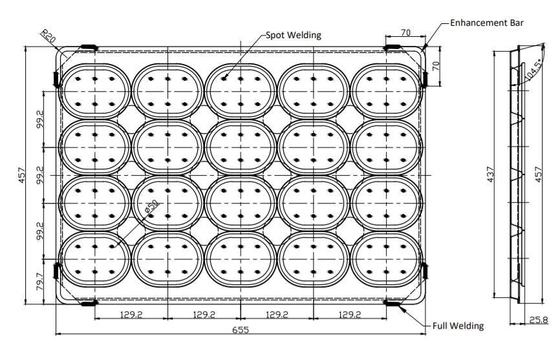 RK Bakeware China Foodservice NSF Oval 180g zelf snijbaar Lunch Pastry Pie Tray