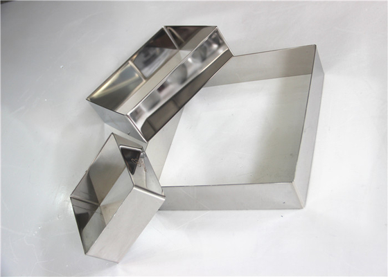 RK Bakeware China Foodservice NSF Custom roestvrij staal vierkant mousse cake ring