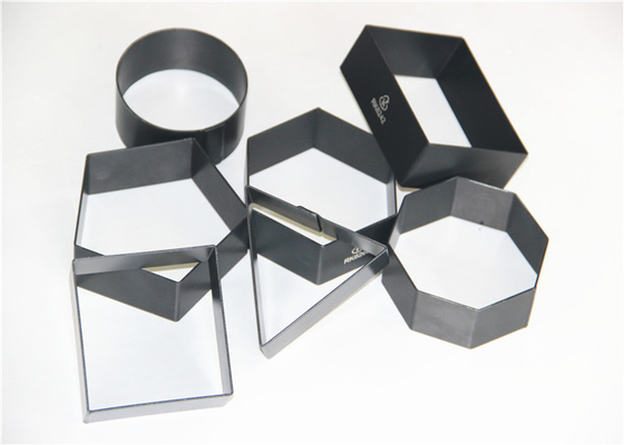 RK Bakeware China Foodservice NSF roestvrij staal mousse cake ring, ronde hart vierkant dessert mousse ring