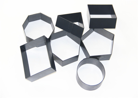 RK Bakeware China Foodservice NSF roestvrij staal mousse cake ring, ronde hart vierkant dessert mousse ring
