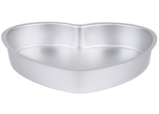 RK Bakeware China Foodservice NSF 142*134*55 Aluminium Hartvormige Taart Pan losse bodem