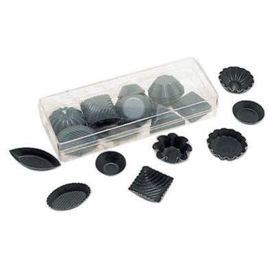 RK Bakeware China Foodservice NSF Nonstick Aluminium Petit Four /Tartlet / Quiche Mold- 50/Set