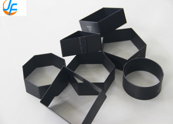 RK Bakeware China Foodservice NSF 5 6 7 8 9 inch Aluminium Taart Ring/ Hartvormige roestvrij staal Mousse Taart Ring