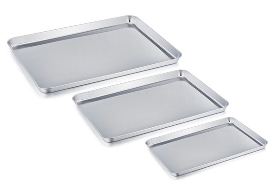 RK Bakeware China Foodservice NSF Rectangle Roestvrij staal BakingTray Pizza Biscuit Brood Baking Tray