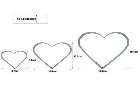 RK Bakeware China- Roestvrij staal mousse ring voor het maken van mousse cake