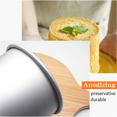 Voedselgraad 4 Grootte Aluminiumlegering Verhoogende diepe afneembare taartvorm