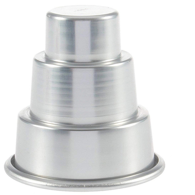 Hoogwaardige aluminium legering ronde koolstofstaal bodem taartvorm