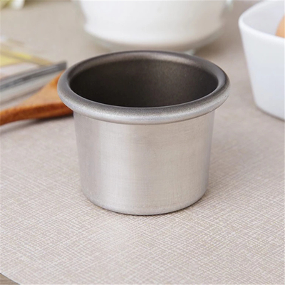 Kleine, ronde, niet-klevende kaastaartvorm / aluminiumtaartvorm